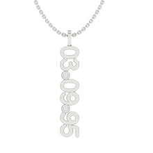 Load image into Gallery viewer, Sterling Silver Date Charm