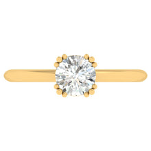 Load image into Gallery viewer, Bianca Ring with Triple Claw Prongs