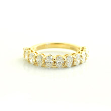 Load image into Gallery viewer, Oval Diamond Wedding Band