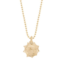 Load image into Gallery viewer, Sun Charm in 14k Gold