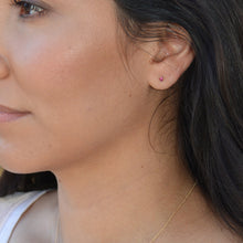 Load image into Gallery viewer, Pink Tourmaline Martini Stud