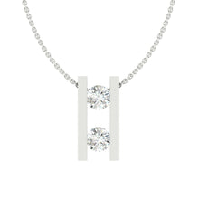 Load image into Gallery viewer, Floating Diamond Pendant