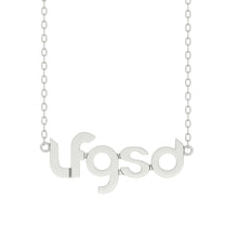 Load image into Gallery viewer, LFGSD necklace in sterling silver