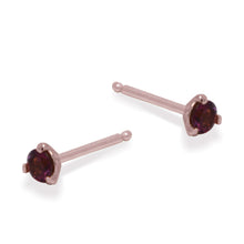 Load image into Gallery viewer, Pink Tourmaline Martini Stud