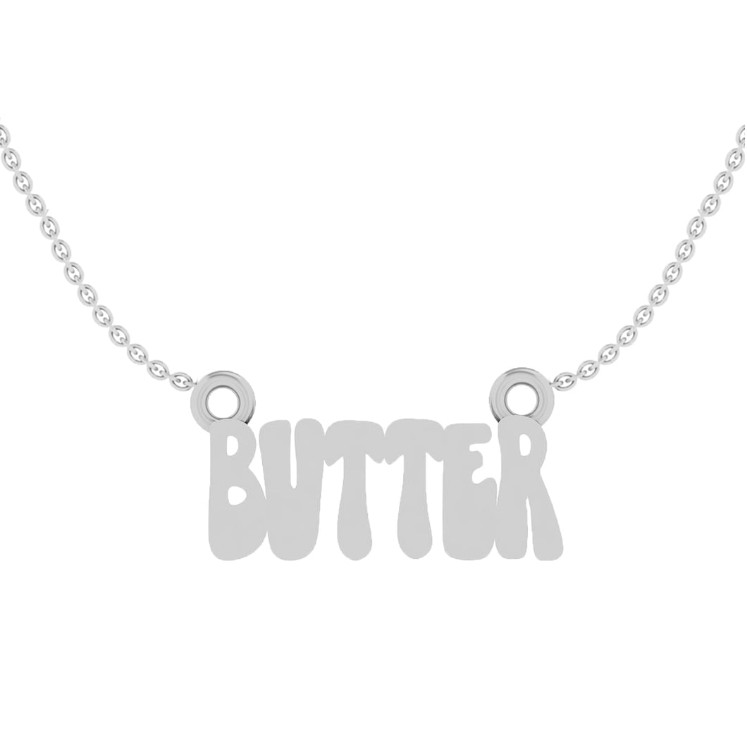 Butter Necklace in Sterling Silver