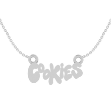 Load image into Gallery viewer, Cookies Necklace in Sterling Silver