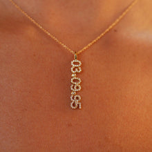 Load image into Gallery viewer, Date Charm with Two Diamonds
