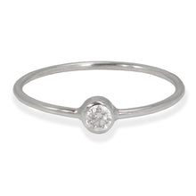 Load image into Gallery viewer, Diamond Bezel Ring in white gold
