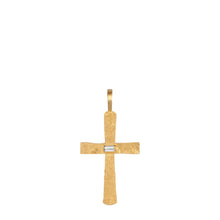 Load image into Gallery viewer, Santos Cross with Diamond Baguette