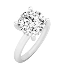 Load image into Gallery viewer, Francesca Solitaire with Hidden Halo