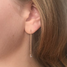 Load image into Gallery viewer, Baguette Threader Earring
