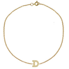 Load image into Gallery viewer, Gold Initial Bracelet by Sweet Bling - One Initials