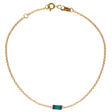 Load image into Gallery viewer, Baguette Gemstone Bracelet
