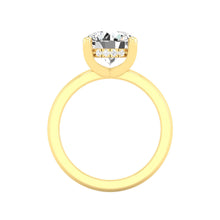 Load image into Gallery viewer, Francesca Solitaire with Hidden Halo
