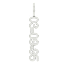 Load image into Gallery viewer, Sterling Silver Date Charm