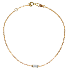 Load image into Gallery viewer, Baguette Gemstone Bracelet