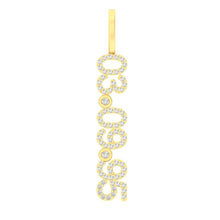 Load image into Gallery viewer, Diamond Date Charm