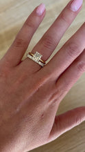 Load and play video in Gallery viewer, Shared Prong Wedding Band