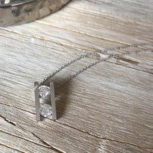 Load image into Gallery viewer, Floating Diamond Pendant