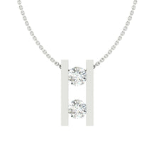 Load image into Gallery viewer, Floating Diamond Pendant
