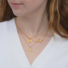 Load image into Gallery viewer, Santos Cross with Diamond Baguette
