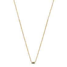 Load image into Gallery viewer, White Sapphire Baguette Necklace
