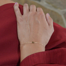 Load image into Gallery viewer, Gold Initial Bracelet - One Initial
