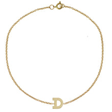 Load image into Gallery viewer, Gold Initial Bracelet by Sweet Bling - One Initials
