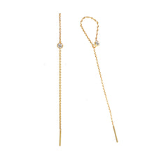 Load image into Gallery viewer, Lucia Diamond Lariat Earrings
