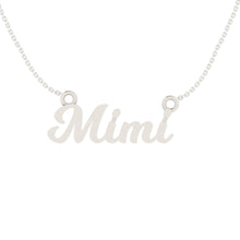 Load image into Gallery viewer, Silver Nameplate Necklace
