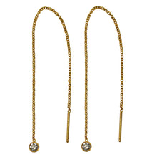 Load image into Gallery viewer, Diamond Threader Earring (Pair)
