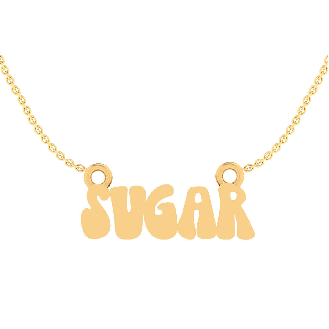 Sugar Necklace in 14k Gold