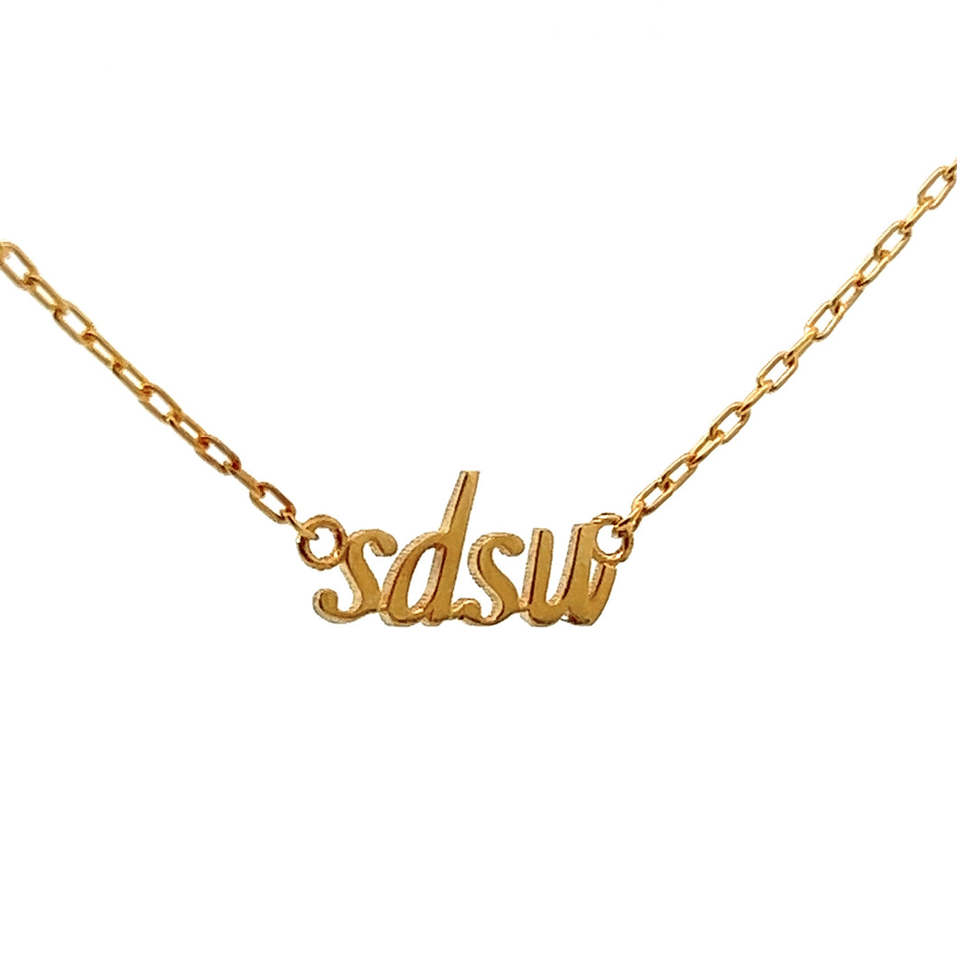 Dainty College Necklace